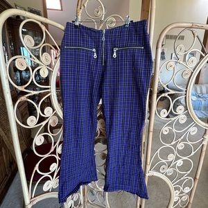 The Ragged Priest Purple Plaid Pants Petite